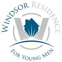 Logo of Windsor Residence for Young Men with a house icon and text.